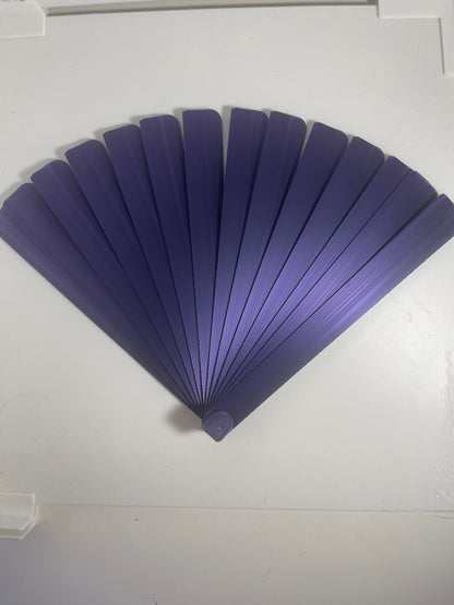 Collapsing folding hand fan