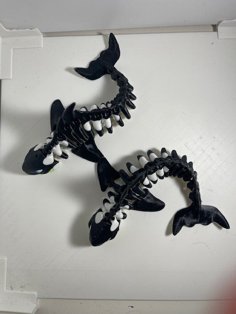 Orca whale flexi articulating figurine