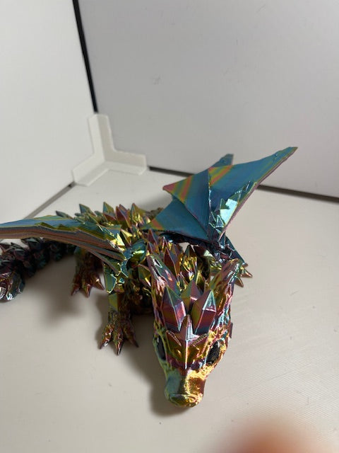 Crystalwolf Dragon Figurine - Decor or Ornaments