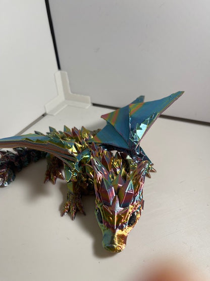 Crystalwolf Dragon Figurine - Decor or Ornaments