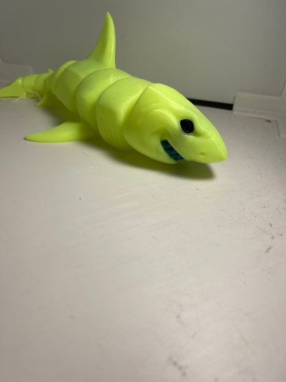 3D Printed Flexible Moving Sharks