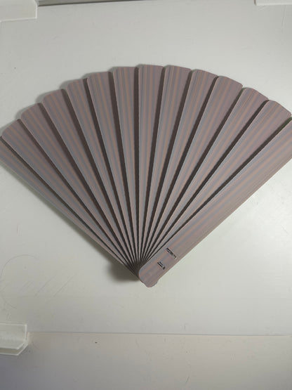 Collapsing folding hand fan