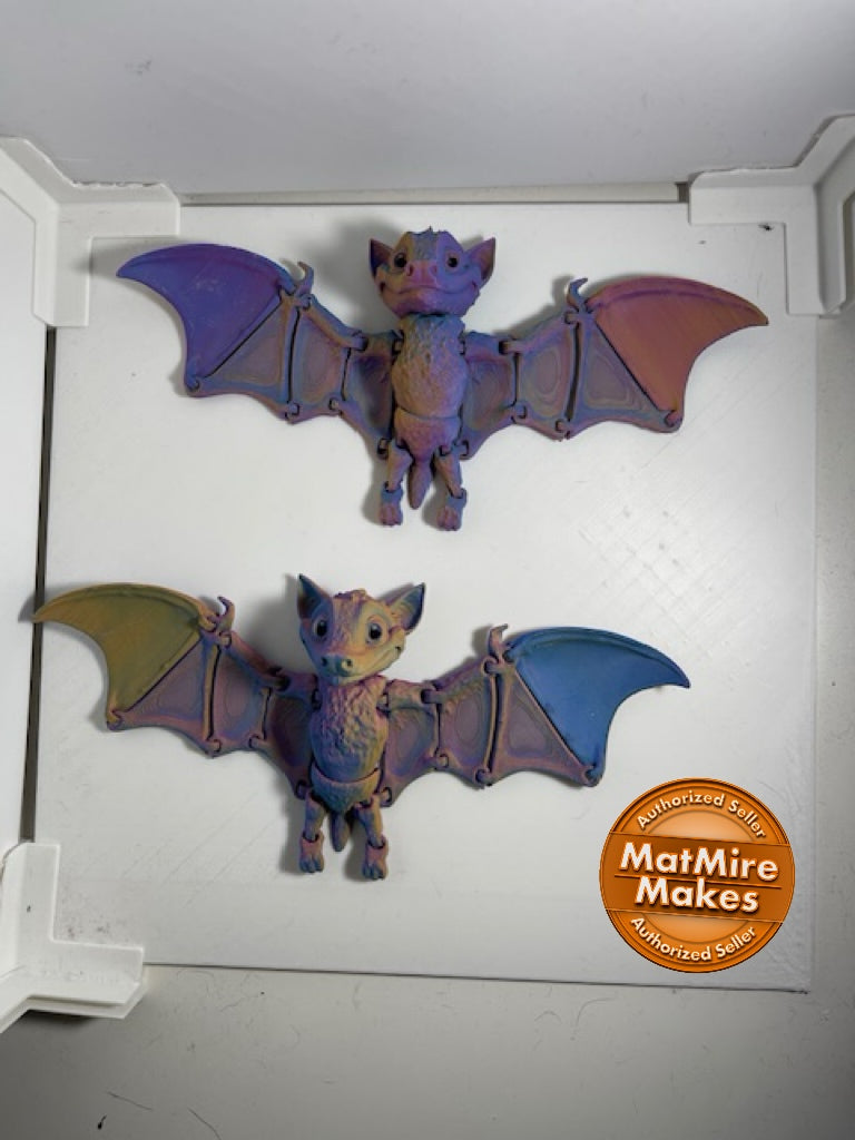 3D Printed Flexible Moving Hanging Bat