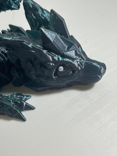 Crystalwolf Dragon Figurine - Decor or Ornaments