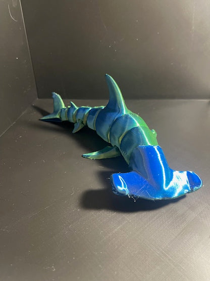 3D Printed Flexible Moving Sharks