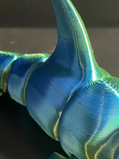 3D Printed Flexible Moving Sharks